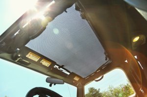 Jeep Wrangler Unlimited Sun Shade - Front + Rear - Rugged Ridge - Eclipse, Full Cover - Black - `04-`06